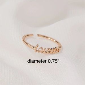 ♉️ Taurus Zodiac Ring | Gold | Adjustable